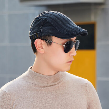 Flat Cap Duckbill Hat Newsboy Ivy Irish Cap #11949 - Image 3
