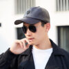 Leather Hat Winter Baseball Cap For Men #14076 - Image 2