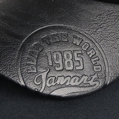 Leather Baseball Cap Winter Warm Hat #9553 - Image 4