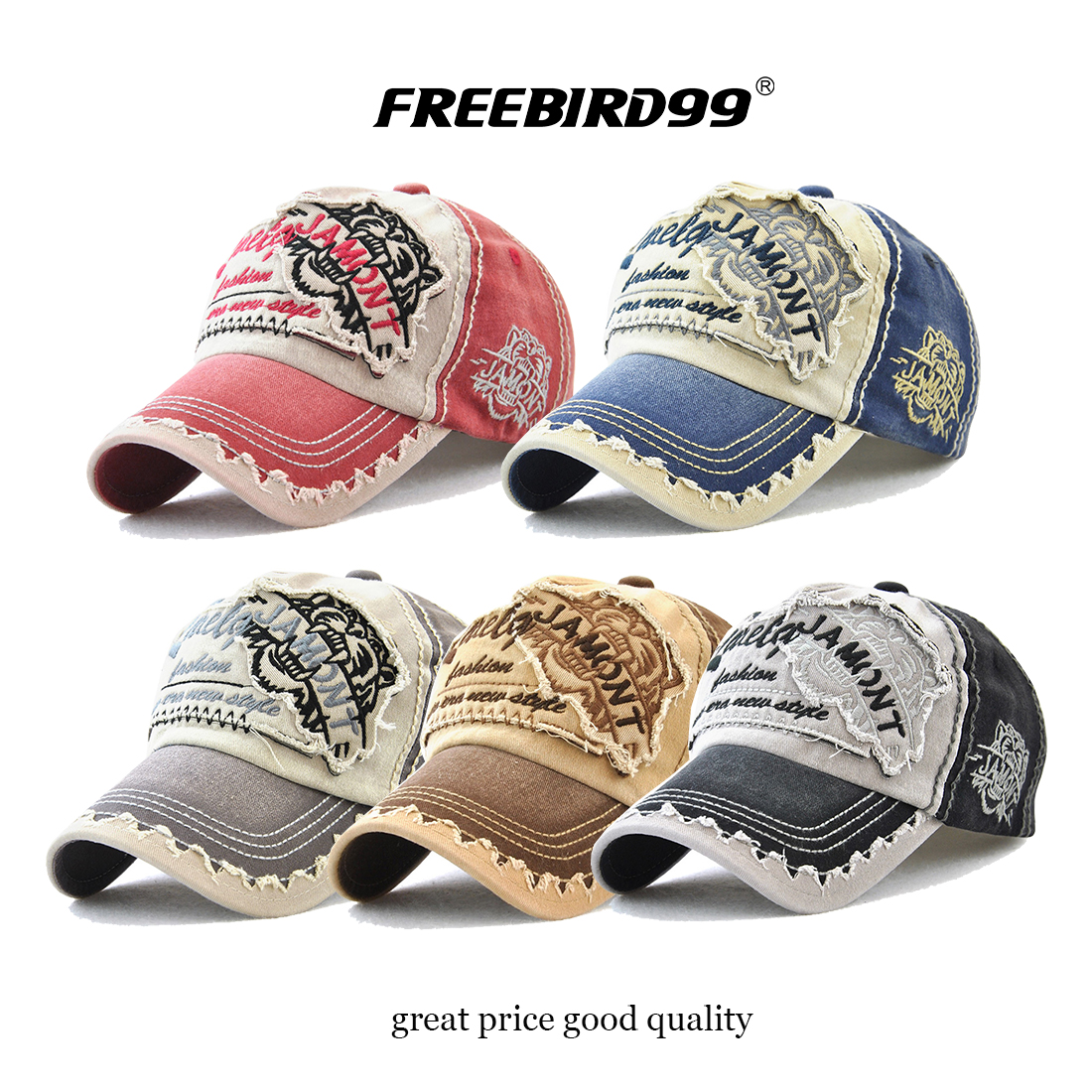 Cotton Baseball Cap Embroidered Hat #12970
