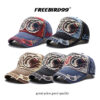 Embroidered Washed Baseball Cap #13948