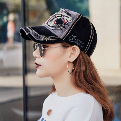 Embroidered Washed Baseball Cap #13948 - Image 6