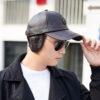 Leather Hat Winter Baseball Cap For Men #14076 - Image 3