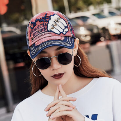 Baseball Cap Adjustable Embroidered Cotton Hat #9910 - Image 2
