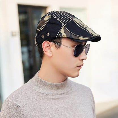 Flat Cap Camouflage Newsboy Ivy Irish Hat #12490 - Image 2