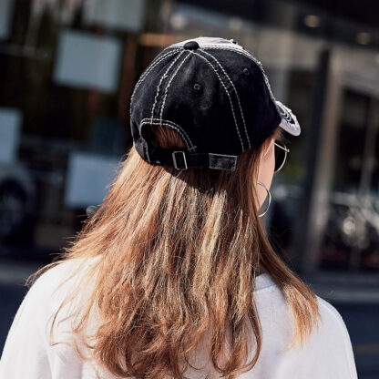 Cotton Baseball Cap Embroidered Hat #12970 - Image 3