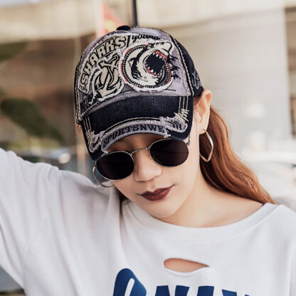 Embroidered Washed Baseball Cap #13948 - Image 5
