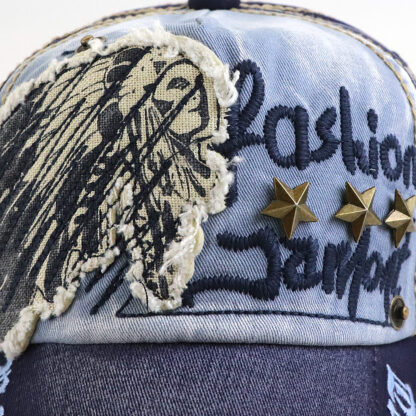 Baseball Cap Adjustable Embroidered Cotton Hat #9909 - Image 2