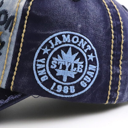 Baseball Cap Adjustable Embroidered Cotton Hat #9909 - Image 3