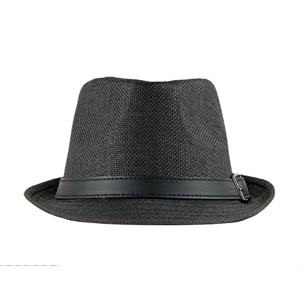 Straw Fedora Trilby Hat With Band # 0951 - FREEBIRD99 online  display picture 3