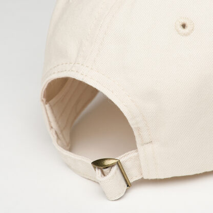 FREEBIRD99 washed dad hat unstructured solid color baseball cap light khaki detail image 01