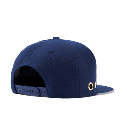 FREEBIRD99 flat bill flat brim snapback hat blue detail image 01