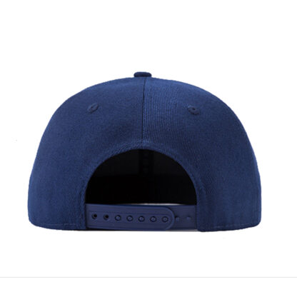 FREEBIRD99 flat bill flat brim snapback hat blue detail image 02