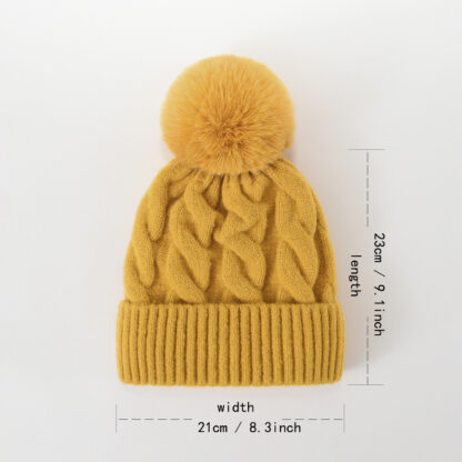 FREEBIRD99 pom pom beanie hat detail image 01