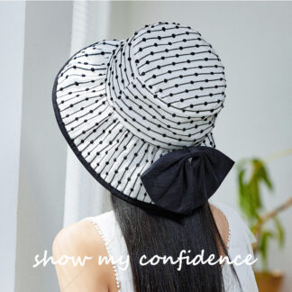 wide brim bucket sun hat