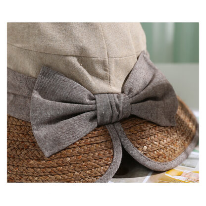 women straw sun hat detail image 01