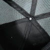 FREEBIRD99 long brim half mesh trucker hat detail image 02