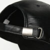FREEBIRD99 leather baseball black detail image 02