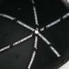 FREEBIRD99 leather baseball cap black detail image 03