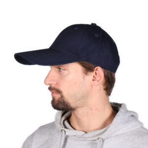 FREEBIRD99 solid color long brim hat dark blue