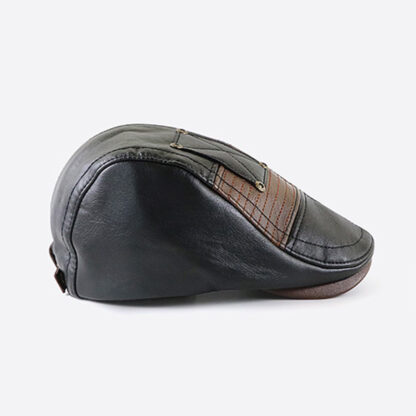 FREEBIRD99 leather flat cap 16270 side