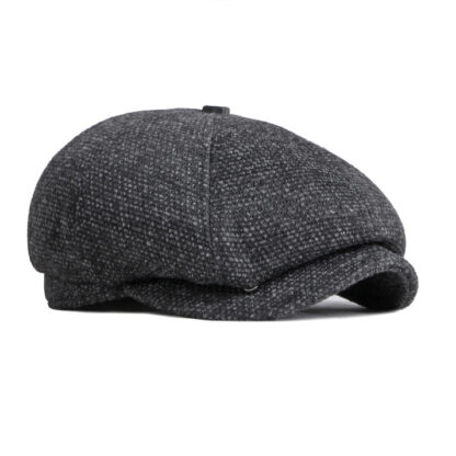 FREEBIRD99 newsboy ivy irish cap 1462 black 02