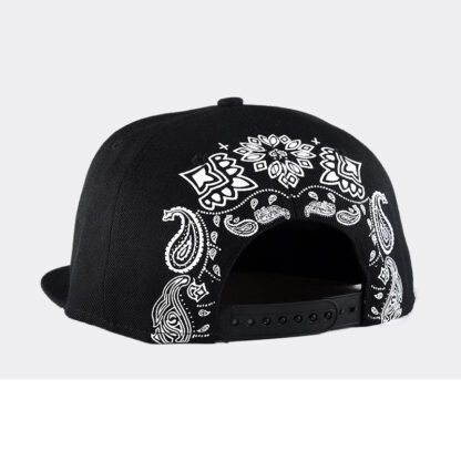 FREEBIRD99 flat billed snapback adjustable hat w34 back