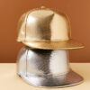 FREEBIRD99 flat billed leather snapback hat 2203 two colors
