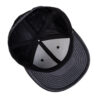 FREEBIRD99 flat billed leather snapback hat 09 inside