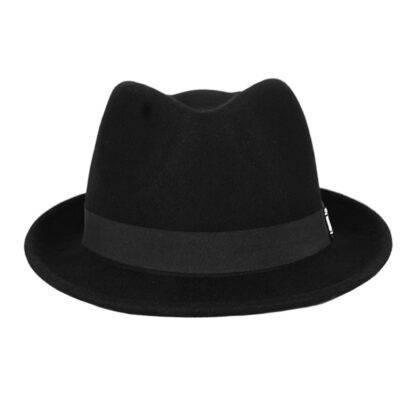 FREEBIRD99 wool fedora hat 2018234 black front
