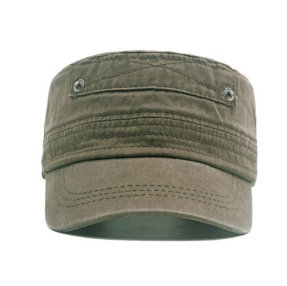 FREEBIRD99 cadet army cap 045 dark brown front